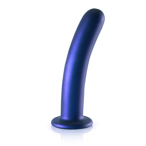 Фалоімітатор Ouch! Smooth G-Spot Dildo 7'' 17.7 см (синій) - фото 11