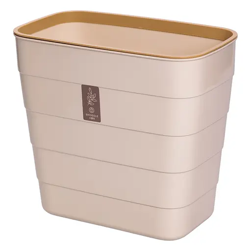 Корзина для мусора подвесная 6 л, бежевый Yiwu HP-45-18BE - фото 3