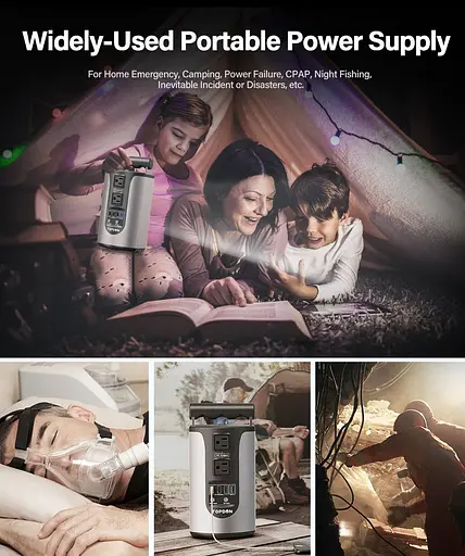 Портативна електростанція зовнішній акумулятор Тopdon Hurricano H200 49800mah 200W - фото 8