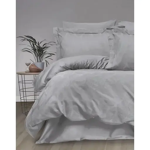 Постільна білизна Tivolyo Home Aura Gri Жаккард Tivoli Home pbe0051562 - фото 1