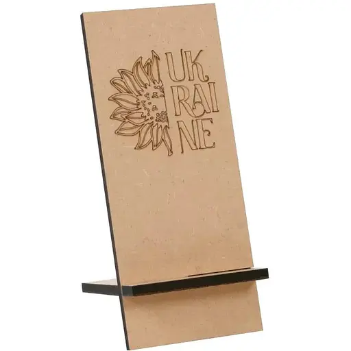 Підставка під мобільний телефон Rosa Talent Ukraine МДФ 8х19х11 см