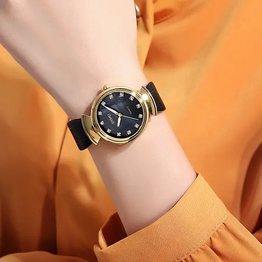 Наручний годинник жіночий 2165GDBKBK Gold-Black-Black Skmei acs0030213 - фото 3