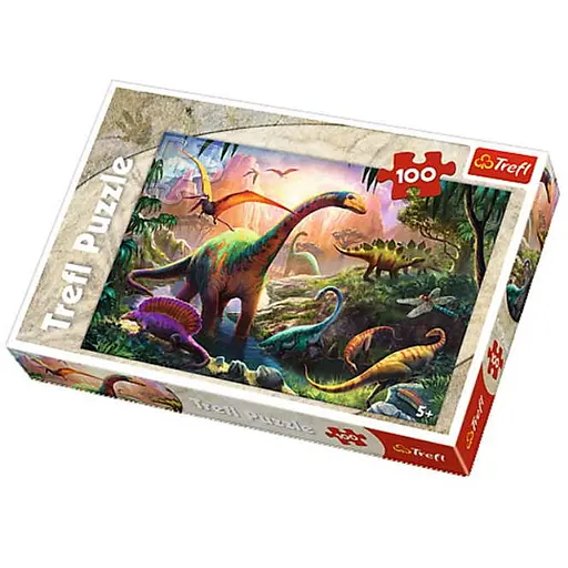 Пазл Trefl Земля динозаврів 100 ел. (16277) - фото 1