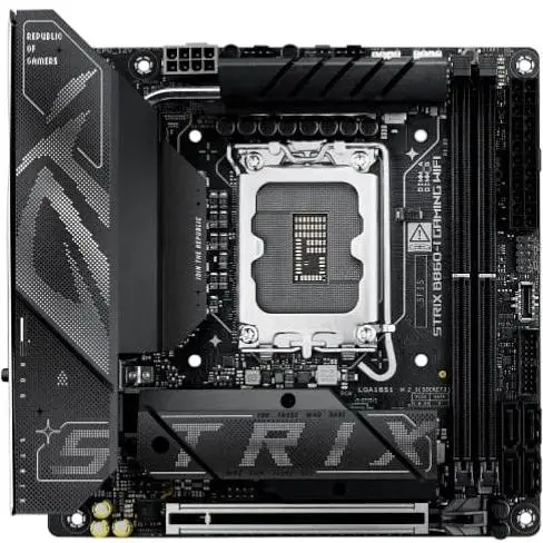 Материнська плата Asus Rog Strix B860-I Gaming WIFI s1851 B860 2xDDR5 M.2 DP HDMI USB Type-C Wi-Fi BT mITX