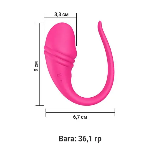 Смарт-віброяйце Love Spouse для точки G з USB зарядкою для жінок рожеве - фото 4
