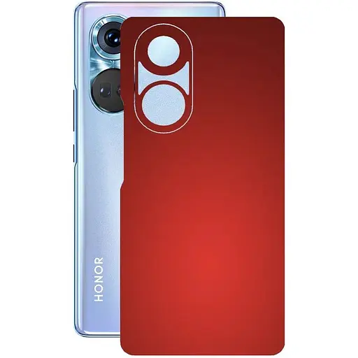 Защитная пленка StatusSKIN для Honor 50 Pro Корпус Винил красная матовая
