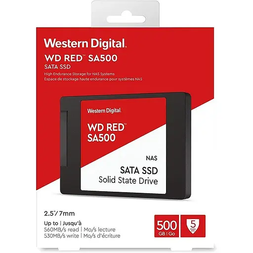 SSD накопичувач WD Red SA500 500 GB (WDS500G1R0A) - фото 5