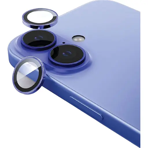 Захисне скло на камеру iLera FocusPro Lens для Apple iPhone 16/16 Plus Blue (iLFPBl16) [124804] - фото 4