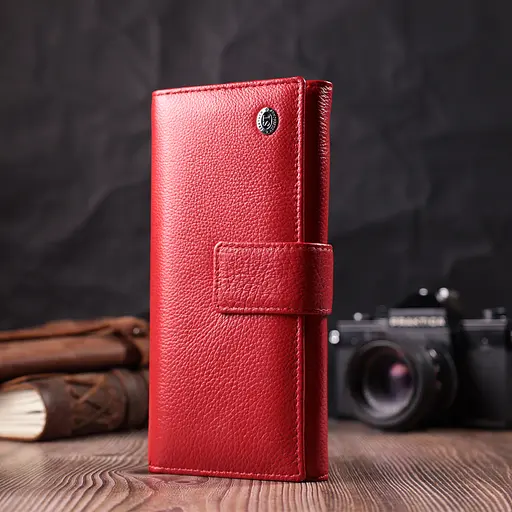 Жіночий шкіряний гаманець ST Leather 18.7х9х3 см acs0028478 - фото 7