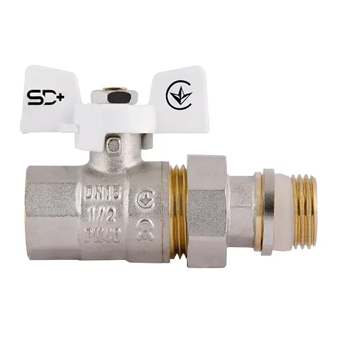 Кран кульовий з американкою SD з антипротіканням прямий 1/2"зв PN40 SD900NW15PN40 - фото 4