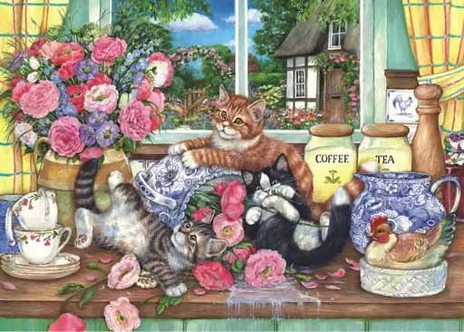 Пазл Anatolian Котята на кухне 500 эл. (3574) - фото 2