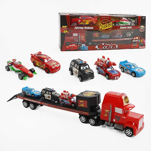 Набор машин, 6 шт. в наборе, инерционный механизм