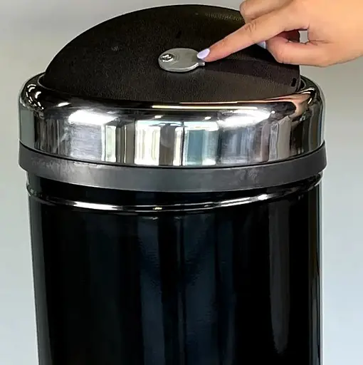 Ведро для мусора Maxiflow 27 л с крышкой Черный 4513.0000S.102.27  - фото 4