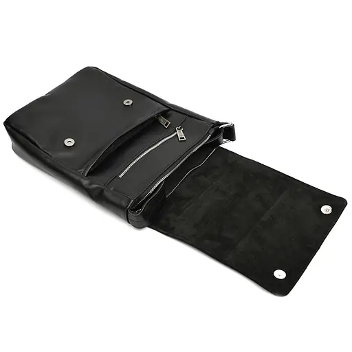 Чоловіча сумка А4 через плече із натуральної шкіри TARWA 33х26х8 см sum0028177 - фото 9