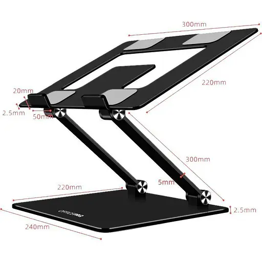 Подставка для ноутбука OfficePro LS111B Black (144442) - фото 3