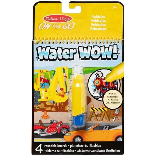 Водна розмальовка з ручкою Melissa & Doug Water WOW Транспорт (SM93200/6074877)