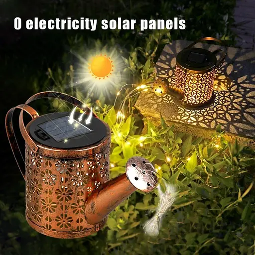 WDKXCN Змінна верхня частина сонячного світла, 4 шт. 8,5 см Сонячна лійка Змінні світильники з 36 світлодіодними гірляндами - фото 4