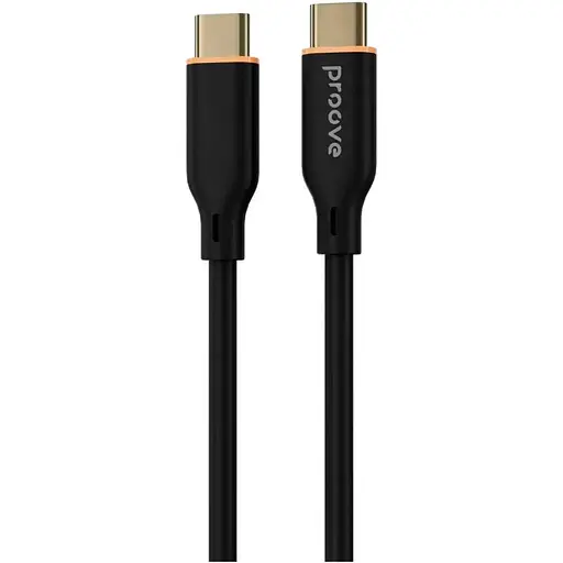 Кабель Proove Jelly Silicone USB-C to USB-C 60W 1m Black (CCJS60002201) [130744] - фото 2