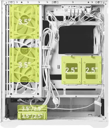 Корпус MSI MAG Pano 110R PZ ARGB White - фото 2