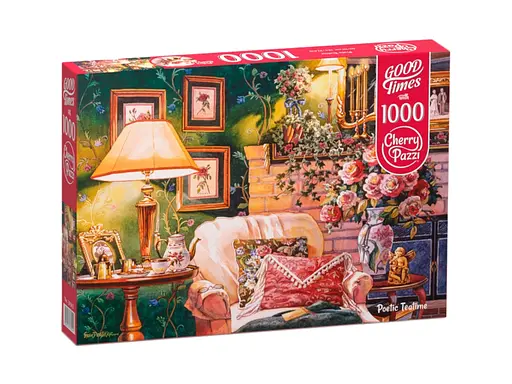 Пазли CherryPazzi Поетичне чаювання, 1000 елементів, 50x70 см, 30592