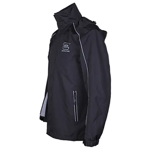 Куртка Glock Windbraker M з капюшоном Чорний - фото 2