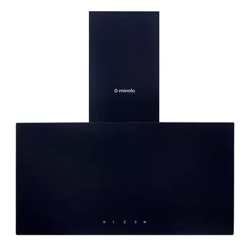 Вытяжка декоративная наклонная Минола HVS 6444 BL 800 LED