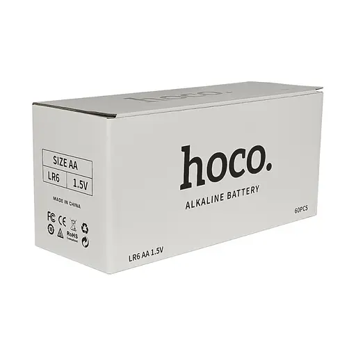 Батарейки щелочные Hoco Alkaline AA (LR6) 12 шт - фото 10