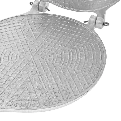 Форма для випічки вафель і вафельних коржів вафельниця тортівниця кругла 180 мм, Ласунка 81849 - фото 9