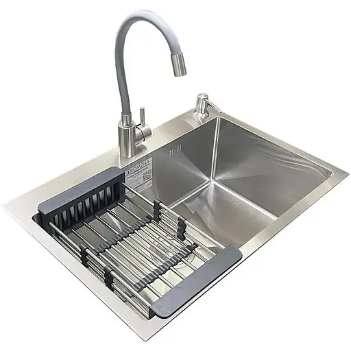 Комплект мойка + смеситель Romzha Arta U-600S (C) - фото 3