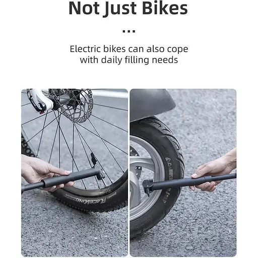 Насос для велосипеда ROCKBROS мини с креплением на раму ручной компактный - фото 5