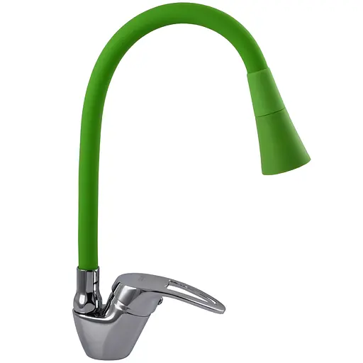 Змішувач для кухні Globus Lux Caprice GLCA-0203SK-G05 латунний з боковою ручкою для надійного використання та довговічності - фото 3