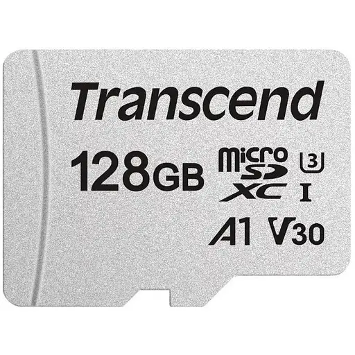 Transcend Карта памяти microSD 128GB C10 UHS-I R100/W40MB/s + SD
