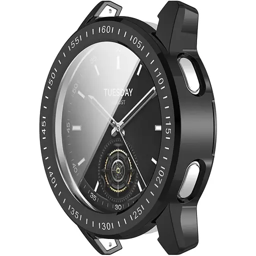 Защитный чехол Tamister для смарт-часов Xiaomi Mi Watch Color 2 с пленкой черный