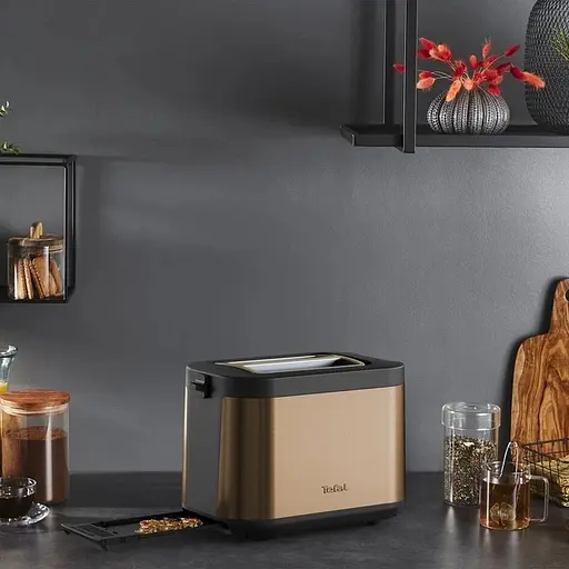Тостер Tefal Coppertinto 850 Вт бронзовый (TT430G10) - фото 4