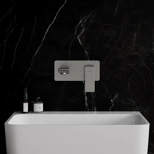 Смеситель для умывальника скрытого монтажа Omnires Parma nickel PM7415IN Никель - фото 2