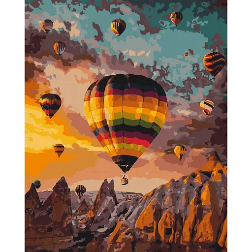 Картина за номерами ArtCraft Повітряні кулі Каппадокії 40х50 см 10503-AC