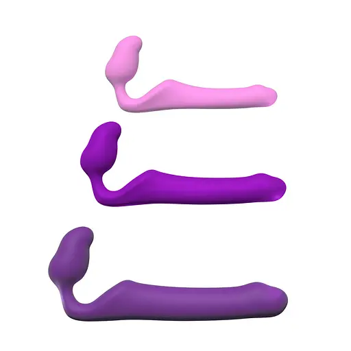 Безремневий страпон Adrien Lastic Queens L 21.5 см фіолетовий - фото 4