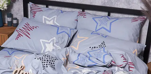 Набір наволочок Moon&Star Бязь Gold Люкс Light Stars 50х50 см 2 шт - фото 3