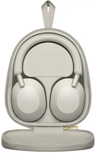 Наушники Over-ear WH-1000XM5 BT 5.2, ANC, Hi-Res, AAC, LDAC, Wireless, Mic, Серебристый Sony teh0013214 - фото 6