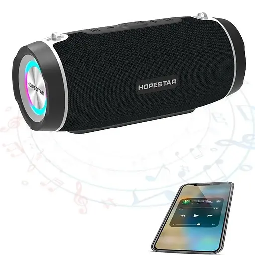 Портативна акустика Hopestar H45 Party Black [136609] - фото 4