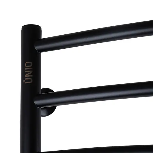 Полотенцесушитель UNIO LDE EL 1000-500-9 BLK Лестница Дуга Элит черная (21556) - фото 2