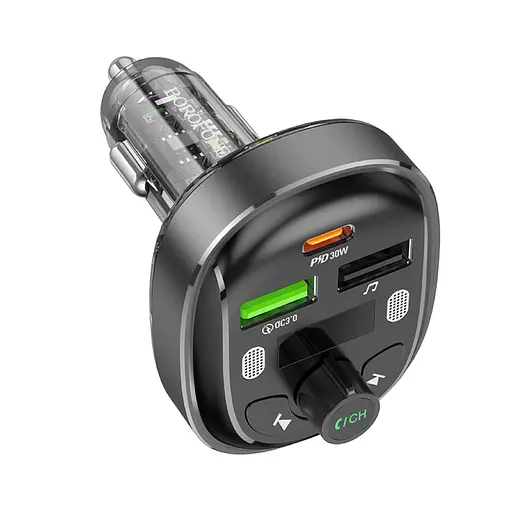 FM-модулятор BC47 Borofone BC47 PD30W+QC3.0 - фото 3