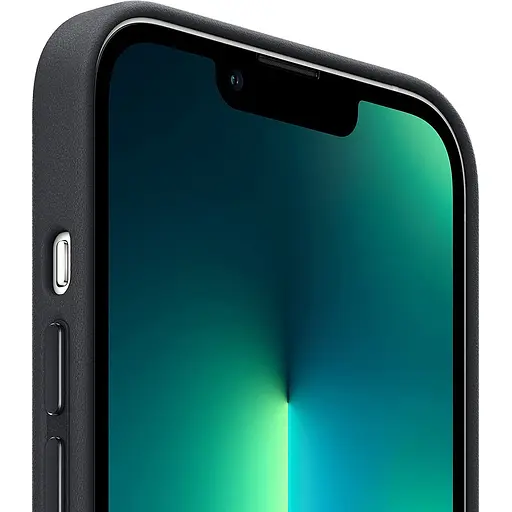 Оригінальний шкіряний чохол Apple Leather Case with MagSafe для iPhone 13 Pro Max (6.7") Midnight Black MM1R3ZM/A - фото 9