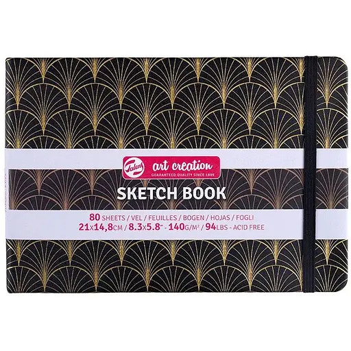 Блокнот для графики Royal Talens Art Creation А5 (14.8х21 см) 140г/м2 80л Art deco - фото 2