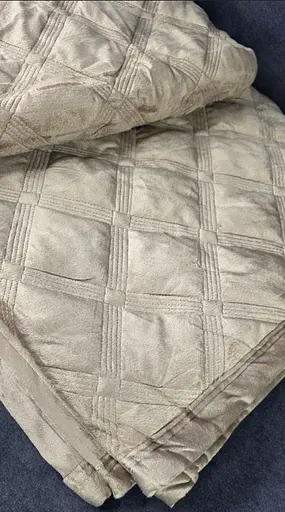 Покривало-стьогане Котон-Велюр Шанель 220x240 см - м'яке двостороннє покривало без вибору кольору - фото 3