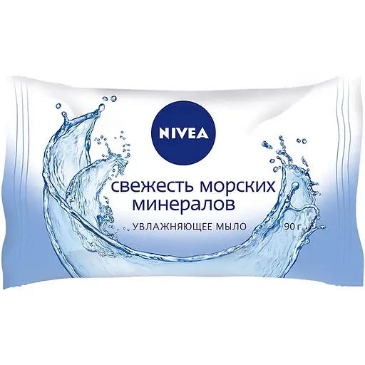 Мило зволожуюче Nivea Свіжість морських мінералів 90 г - фото 1