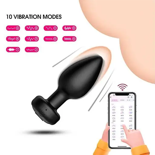 Смарт анальная пробка Equinox USB 9 см с приложением - фото 2