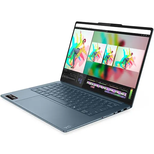 Ноутбук Lenovo Yoga Pro 7 14AKP10 с процессором AMD Ryzen AI 7 350 pana la 5.0GHz, 14.5" 3K, OLED, 32GB LPDDR5x RAM, 1TB SSD, AMD Radeon 860M графикой, No OS, Ti - фото 6