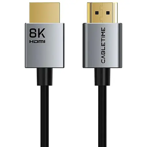 Кабель Cabletime HDMI (M) HDMI (M) 2.1V 8K/60Hz 2 м (CH14L) - фото 1