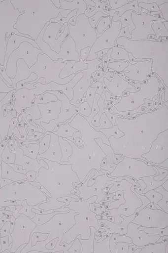 Набір для розпису по номерах "Білі нарциси" 40*50 см, IDEA2-GX47109, ТМ "99IDEAS" - фото 7